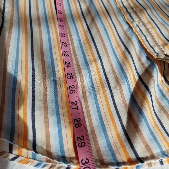 Vintage MONTERREY SHIRTS SHIRTMAKER made in Italy 100% Cotton striped Retro - Picture 8 of 14